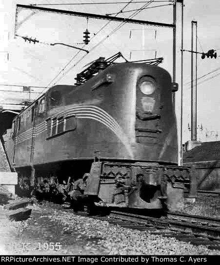 PRR GG-1, Electric,  1955